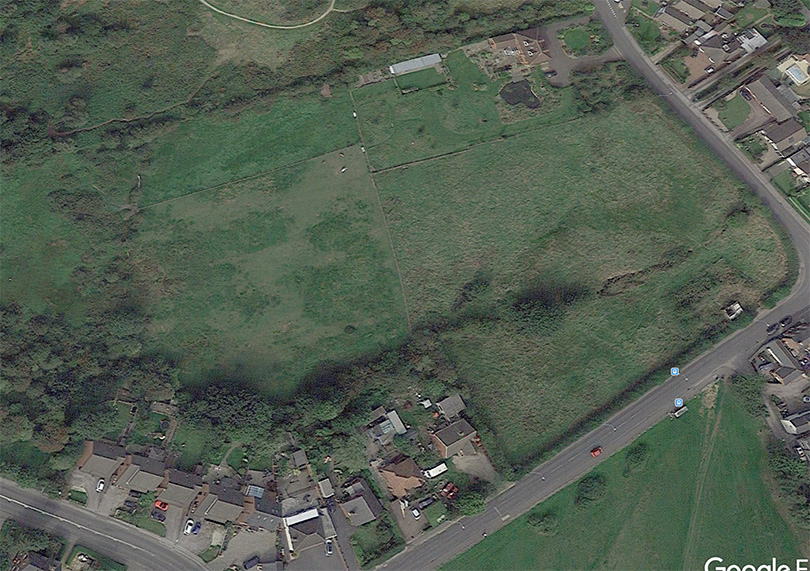 Google map of Bracken House and land - 14/09/16