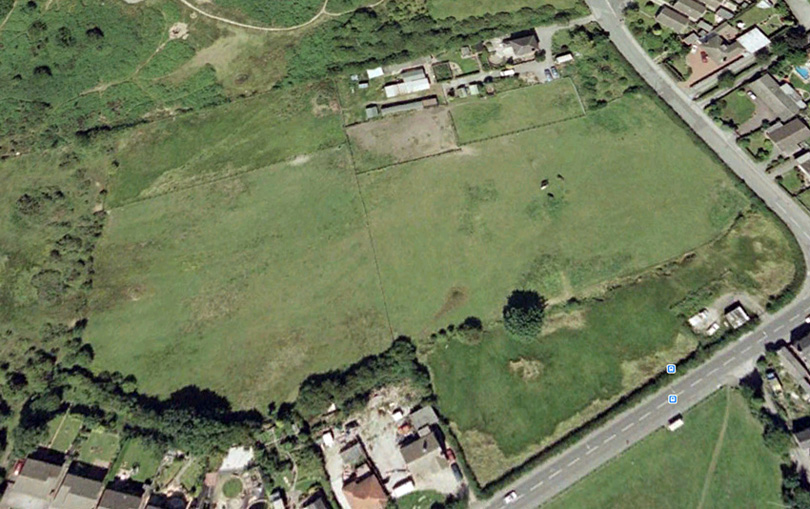 Google map of Bracken House and land - 31/12/01